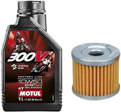 MOTUL 300V2 4T 10W50 -OIL FILTER FOR APACHE RTR Combo