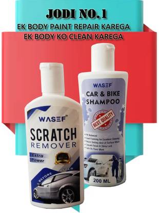 WASEF 1 No. Scratch Remover (100 Gram) + Car & Bike Shampoo (200 ml) Combo