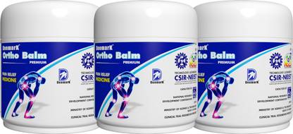 DEEMARK Ortho Pain Relief Balm for Complete Joint & Muscles Pain (Pack of 3)