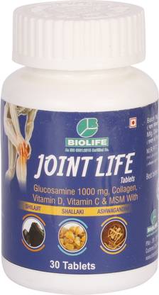 BIOLIFE Joint Life Tablets for Cartilage Repair & Joint Pain Relief