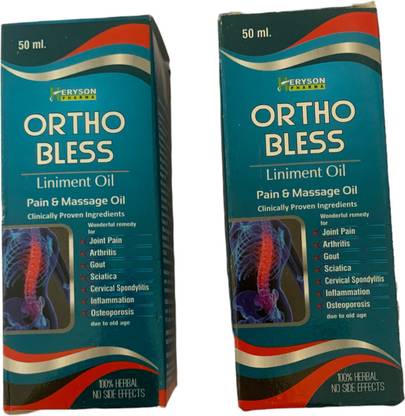 Heryson Pharma Ortho Bless Lintment Oil 50Ml 50Ml (pack of 2 Pcs) Price