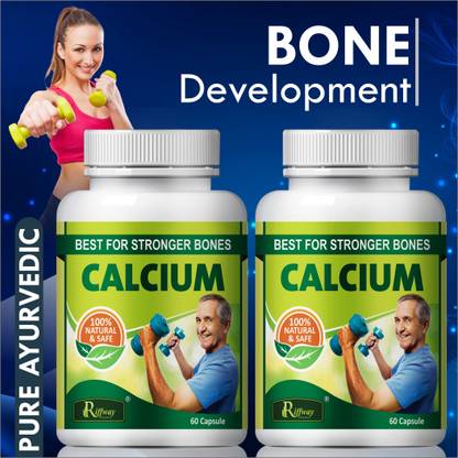 Riffway Calcium Supplements To Improves Bones Relieves In Joint & Arthritis Pain