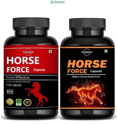 Horse Power Force Capsule Stamina, Energy & Vitality Booster for Men