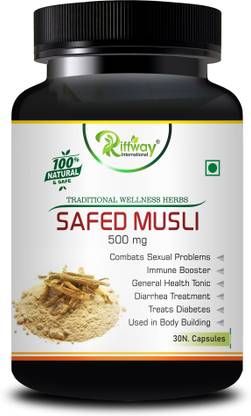 Riffway Safed Musli S-E-X Desire Tablet Builds Power Keeps Energetic For Men Women