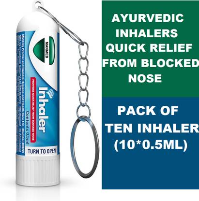 MAKMED NEWLY UPLOADED AYURVEDIC INHALERS FOR NOSE OPENING VIC KS INHALER (10*0.5ML)