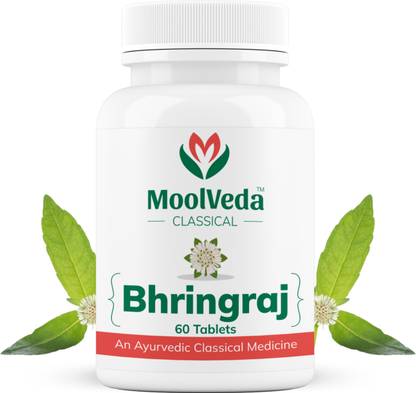 moolveda Bhringraj Tablets | Use For Hair and Scalp Support | Effective Hair Growth