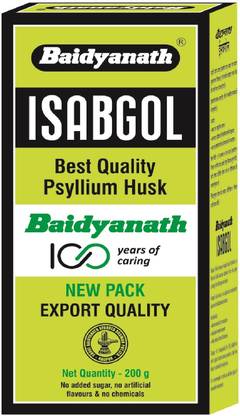 Baidyanath Isabgol Psyllium Husk Powder - 200gm | Effective Constipation Relief, Digestion