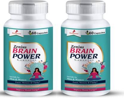 Zenius Brain Power Capsule | Healps to increase brain power memory and focus