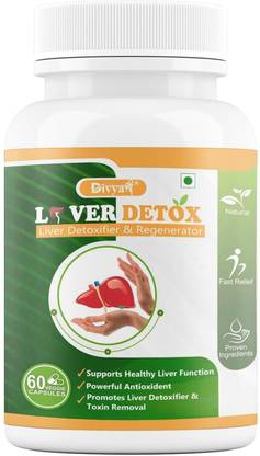 Divya Shree Liver Detox & Milk Thistle For Liver & Kidney Improve, Unique Herbal Formulation