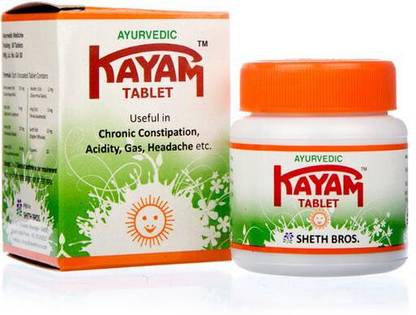 KAYAM TABLET -Relief from chronic constipation & stomach conditions like acidity & gas