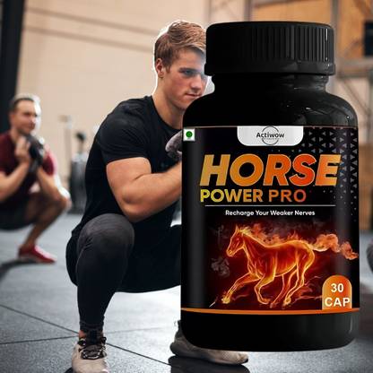 ACTIWOW Natural Horse Power Pro Ayurvadic Energy & stamina booster for All Pro Men