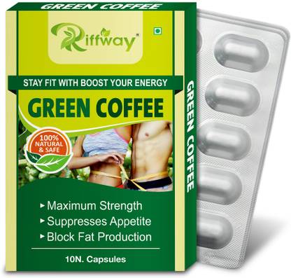 Riffway Green Coffee Organic Supplement Reduce Fat Without Diet & Exercise Fastly