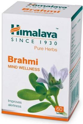 HIMALAYA Brahmi Mind Wellness (1 Pack, 60 Tablets)