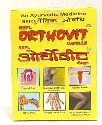 REPL Orthovit Ayurvedic Pain Relief Capsules