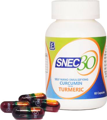 SNEC30 Liquid Curcumin Ayurvedic Capsules 900mg I for Muscle/Joint pain I 60 Capsules