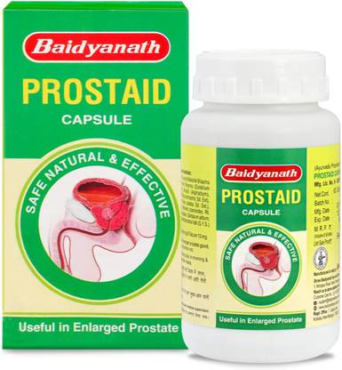 Baidyanath Prostaid 60 Capsule|For Complete Prostate Care and Healthy Urinary Tract System