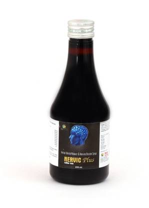 NORTH INDIA PHARMA Nervic Plus Syrup For Stress, Anxiety, Depression, Tension Relief Syrup