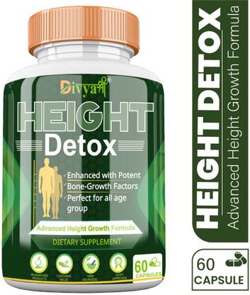Divya Shree Height Detox Best Height Increase Capsule for height growth, enhances Metabolism