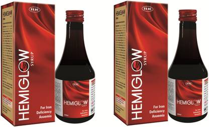 Trio Hemiglow Syrup, 200ML, Pack Of 2 (For Iron Deficiency Anaemia)