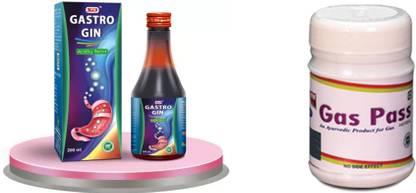 S B HERBO PHARMACEUTICAL GASTROGIN SYP 200 ML WITH GASS PASS TAB 30 COMBO
