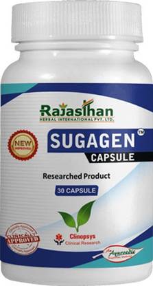 SUGAGEN CAPSULE 30 CAP-RAJASTHAN HERBALS,FOR DIABETES