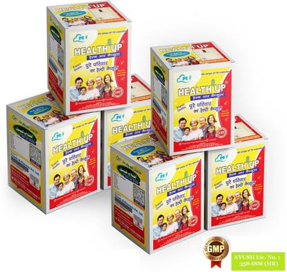 health up Capsule - Pack of 6 Ayurvedic Weight Gainer