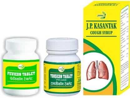jamna Tonsicon Tablet, Fevicon Tablet and J.P. Kasantak Cough Syrup