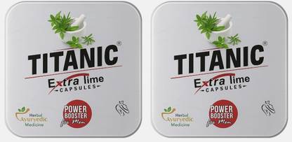 Titanic Extra Time Ayurvedic Medicine (2 Packs, 6 Capsule in Each Pack)
