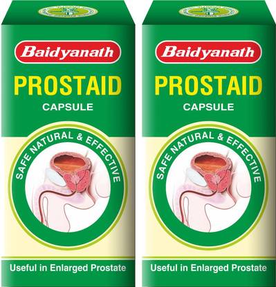 Baidyanath Prostaid 60 Capsule|For Complete Prostate Care and Healthy Urinary Tract System