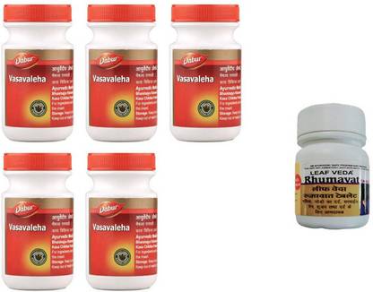 Dabur Vasavaleha for ingredients With Leaf Rhumawat 20 Tab