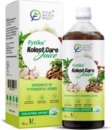 FYTIKA Kolest Care Juice - Cholesterol Support Juice | For Men & Women - 1L