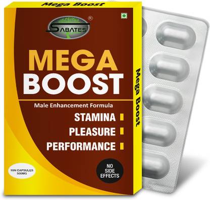 Sabates Mega Boost : Sexual Tablet Increases Thicker Harder Orgasm & Energy