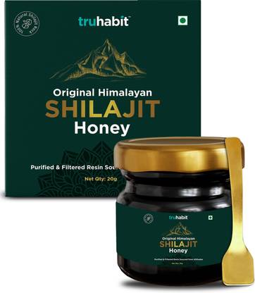 TruHabit Original Himalayan Shilajit Resin with Honey (20g), Lab Tested