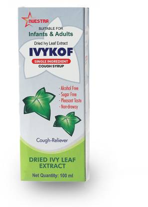 IVYKOF Dried Ivy Leaf Extract Single ingredient cough Syrup