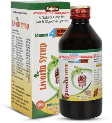 Sujata ayurvedic pharmacy Sujata Livorin Syrup 450ml (Pack of 1)