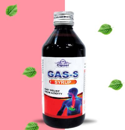 CIPZER GAS-S-SYRUP200|Acidity & Gas Relief | Improve Digestive System