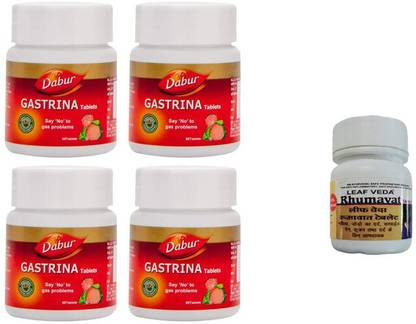 Dabur Gastrina Tablets for gas problems With Leaf Rhumawat 20 Tab
