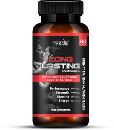 4Veda Ayurved Long Lasting Shakti Capsules | Natural Energy & Vitality Support