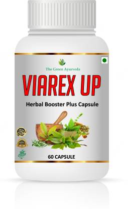 The green ayurveda VIAREX UP HERBAL BOOSTER PLUS CAPSULE