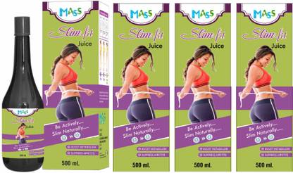 MASS Slim fit with keto coffee for ultra slim lean fat burner Combo Pack of 4, 500 ML
