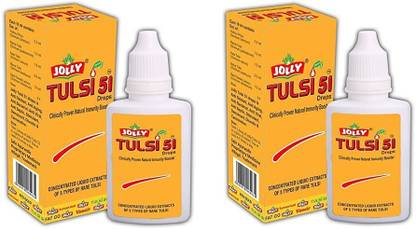 JOLLY Tulsi 51 Drops Natural Immunity Booster (Pack of 2)