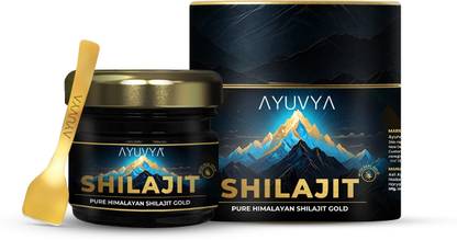 Ayuvya Pure Himalyan Resin Shilajit for Strength Power & Stamina Pack of 1