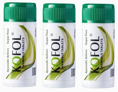 Kofol Ayurvedic Chewable Tablets | Quick Relief for Sore Throat & Dry Cough - 60 each