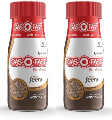 GAS-O-Fast Active Jeera Bottle 100 gm x Pack of 2