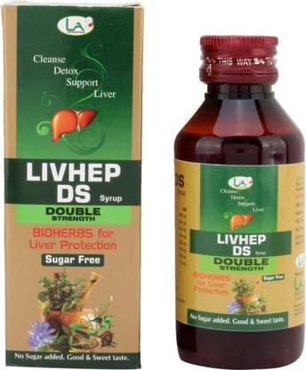 la nutraceuticals La Nutra's Liv Hep DS Liver Syrup -100ml (Pack of 4)