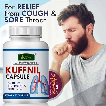 Riffway Kuffnil Health Tablets | Cough Capsule Provides Relief from Sore Throat