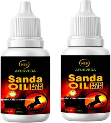 N2B AYURVEDA Sanda oil for men, aroma massage oil
