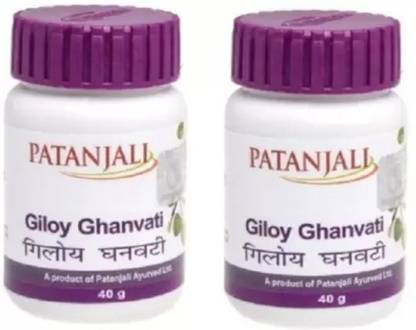 पतंजलि Giloy ghanvati (Total 80gm, 40gm each)