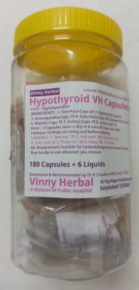 Vinny Herbal Hypothyroid VH Capsules Kit