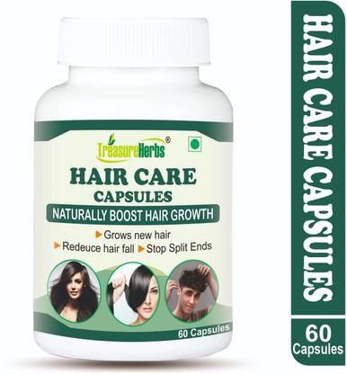 TreasureHerbs Ayurvedic Hair Capsule for Hair Growth ,Grows New Hair & Control Hair Fall